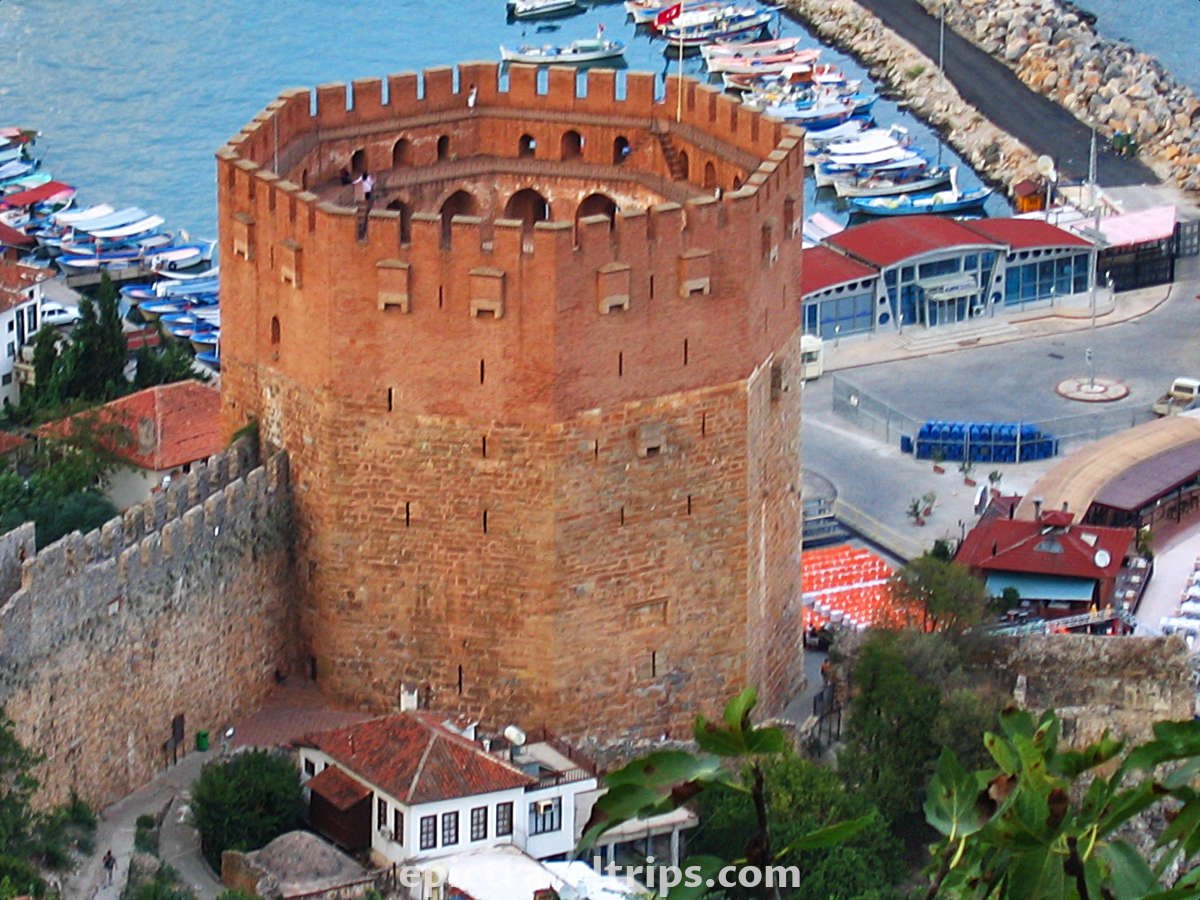 Red Tower viewed from the castle
