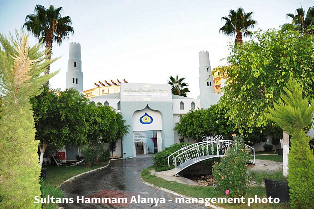 Sultan Hammam Alanya Turkey entrance to the spa