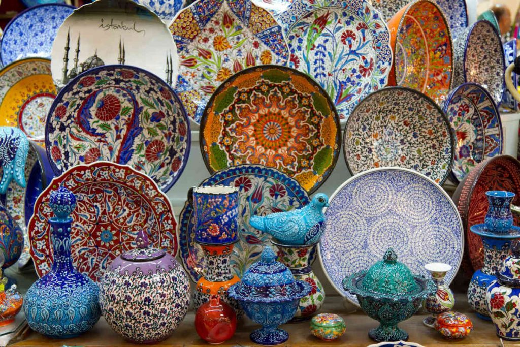 Turkish colorful ceramics