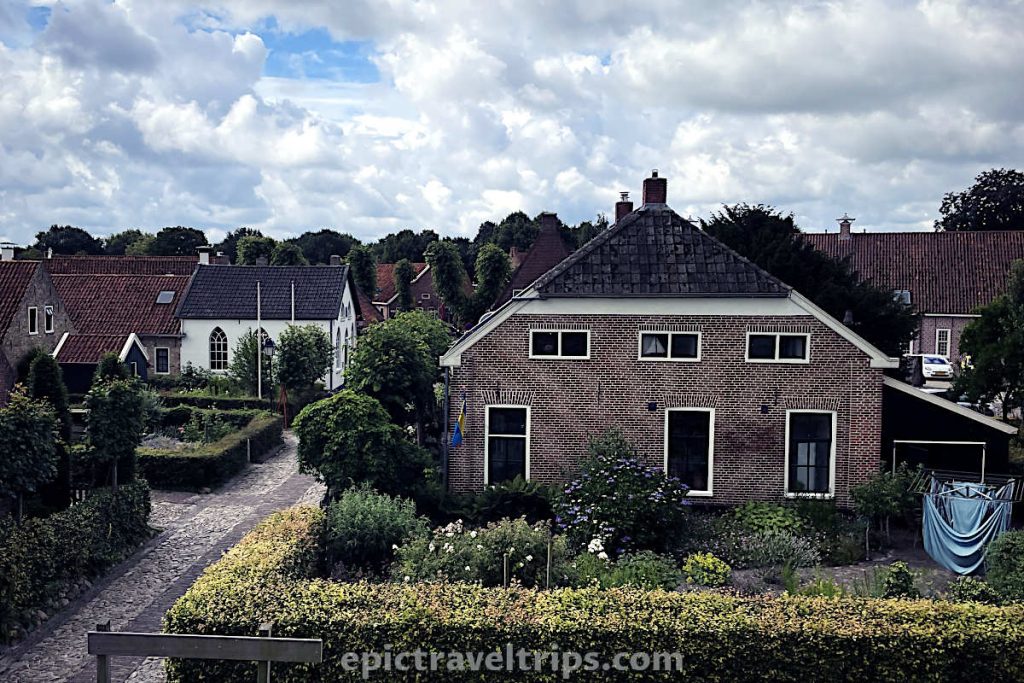 Fort Bourtange village houses, The Netherlands