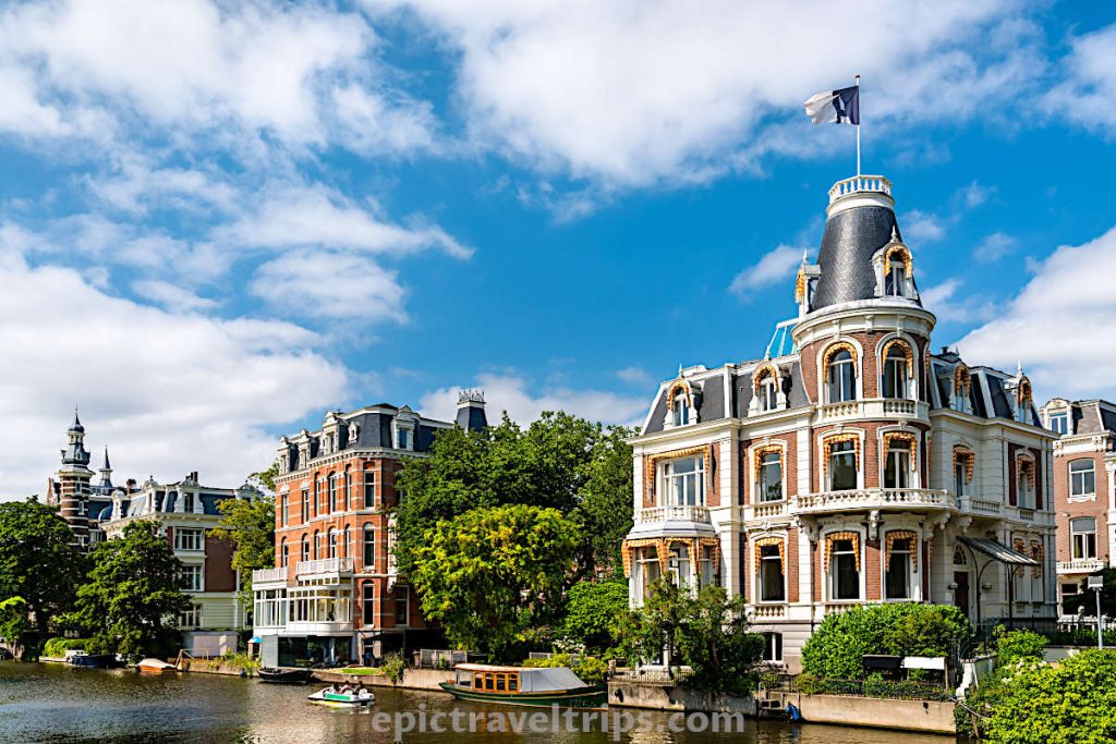 Weteringschans Street Villas in Amsterdam, The Netherlands.